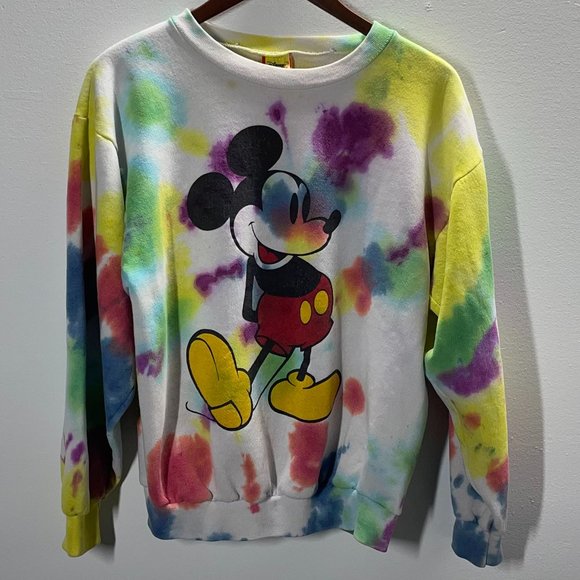 Disney Tops - Disney Vintage Mickey tie-dye sweatshirt